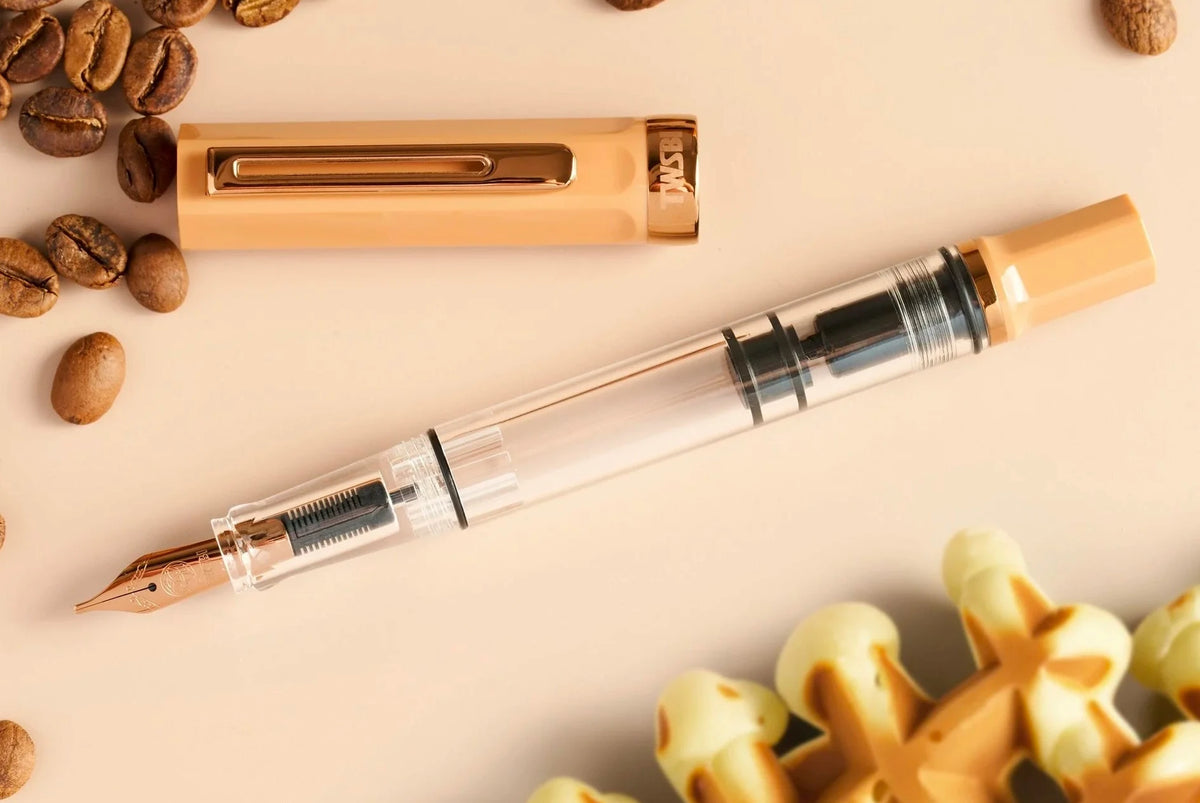 TWSBI ECO Caffe Bronze Fountain Pen Uncapped