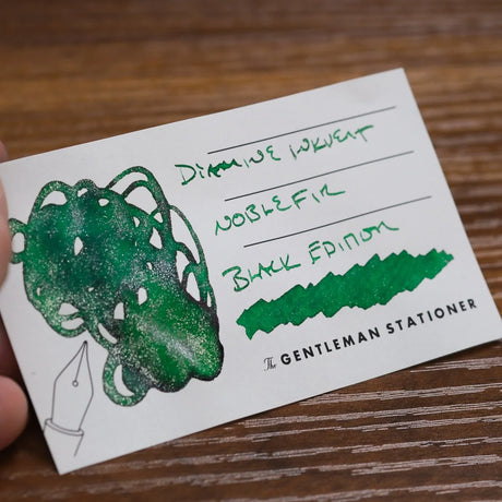 Diamine Inkvent Black Edition 2025 Noble Fir Swatch