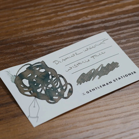 Diamine Inkvent Black Edition 2025 Wishing Tree Swatch
