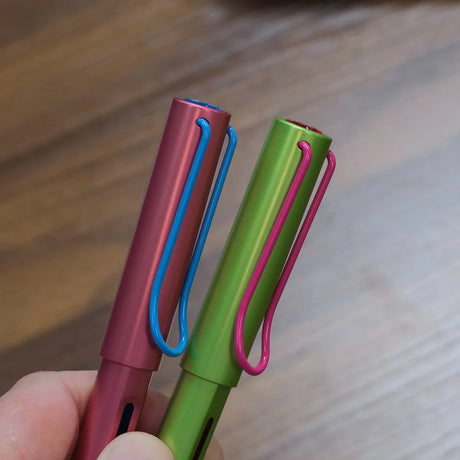 Lamy AL-Star Disco and Roller Skate Fountain Pens with Caps and Clips