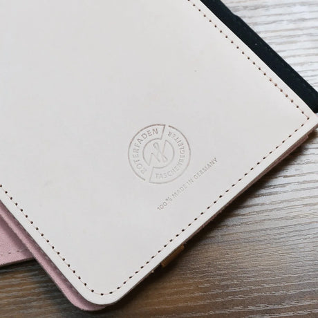 Roterfaden Taschenbegleiter LTD_039 A5 Rear Imprint on Natural Leather