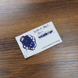 Diamine Oxford Blue Swatch Close-Up