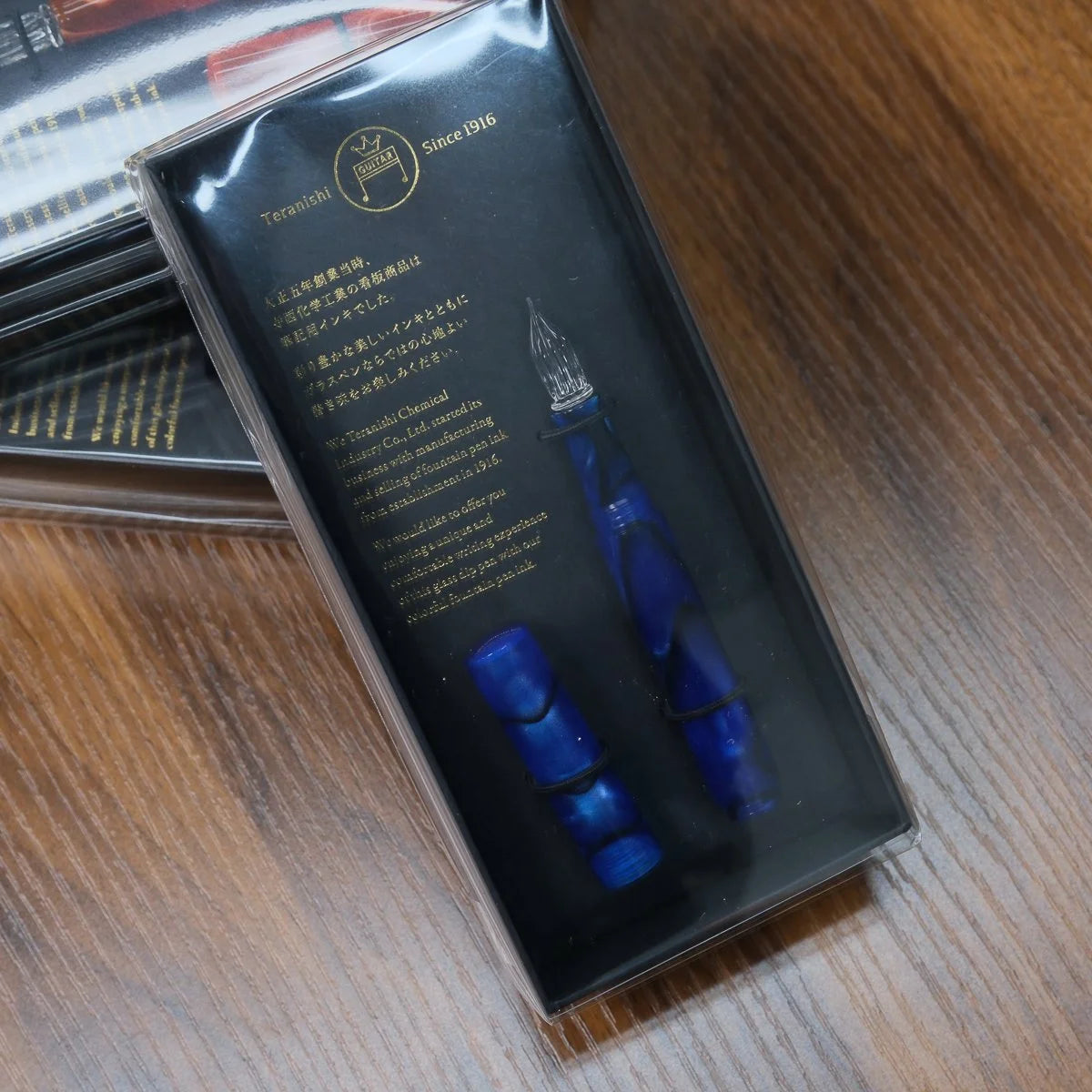 Teranishi Glass Dip Pens Blue