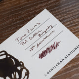 TGS Tono & Lims 12th Anniversary Classic Burgundy Ink Writing Sample