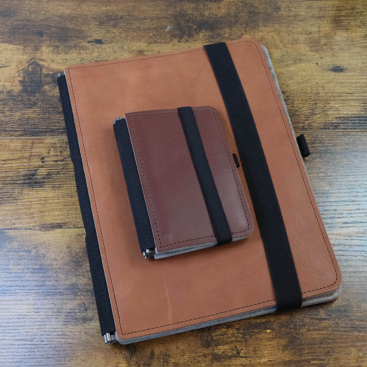Roterfaden Taschenbegleiter BS_20 showing A6 size on top of A4 Size