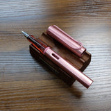 Lamy AL-Star Flamingo Fountain Pen Uncapped