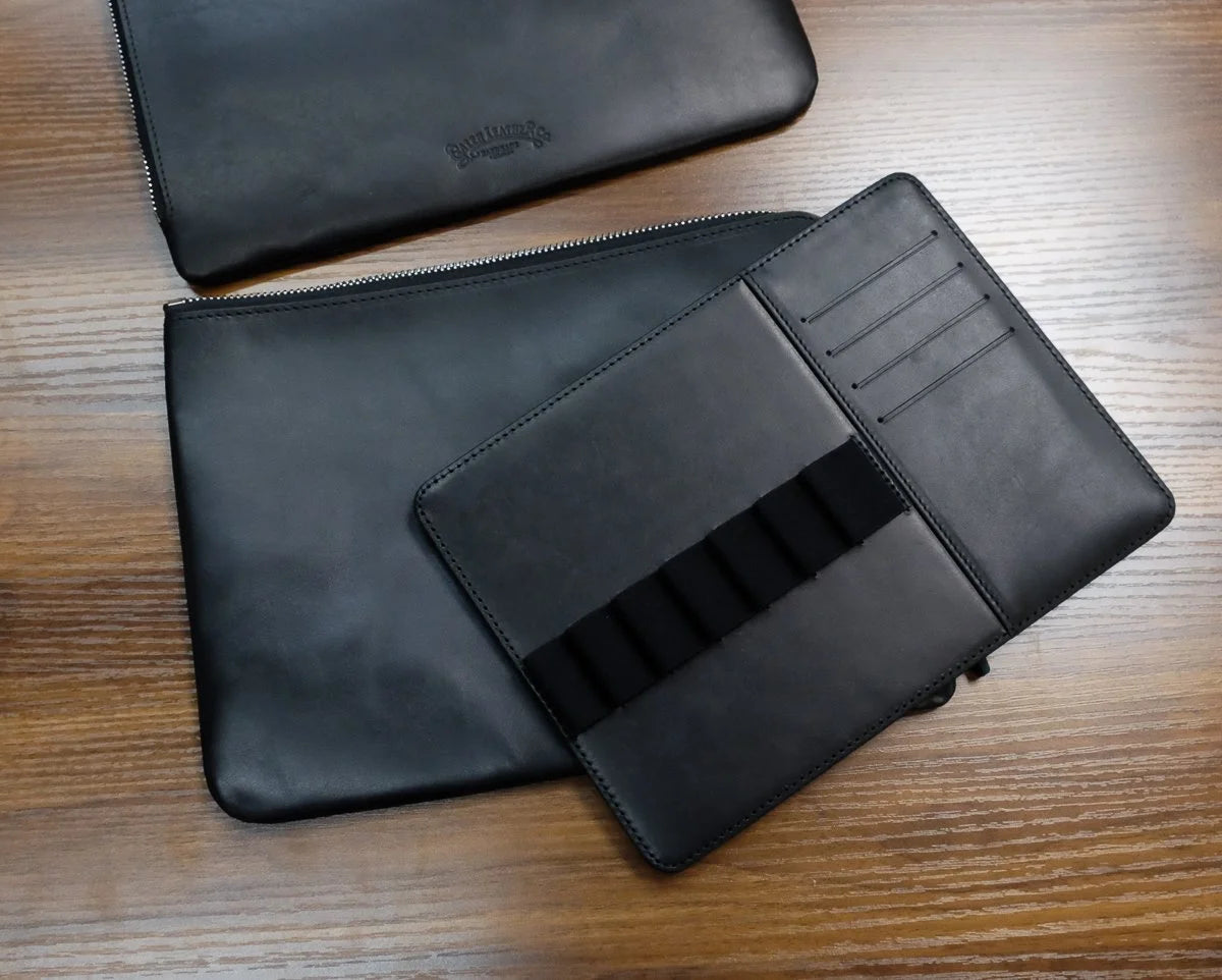 Galen Leather Writer's Bank Bag (A5)