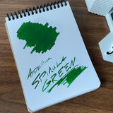 Anderillium Ink Cephalopod Spirula Green Swatch