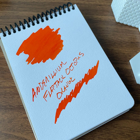 Anderillium Ink Cephalopod Flapjack Octopus Orange Swatch
