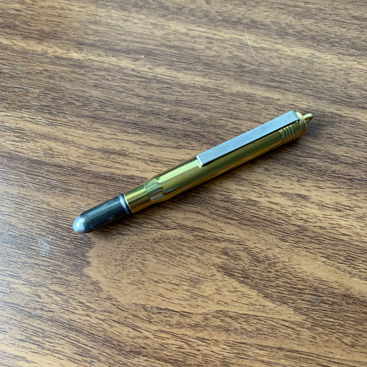 TRAVELER'S Company Brass Bullet Pencil Capped