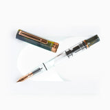 TWSBI ECO Serpentine Bronze Fountain Pen Uncapped