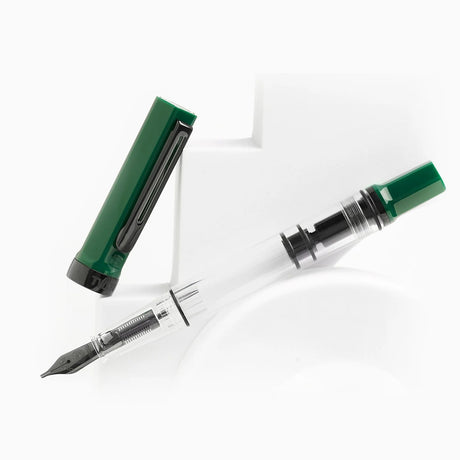 TWSBI ECO Irish Green + Onyx Fountain Pen Cover Image