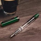 TWSBI ECO Irish Green + Onyx Fountain Pen 