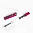 TWSBI ECO Plum + Onxy Fountain Pen Uncapped