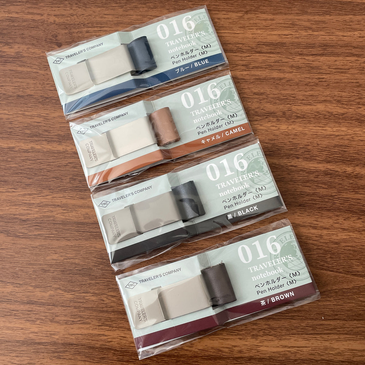 TRAVELER'S Notebook Pen Holders in Four Colors