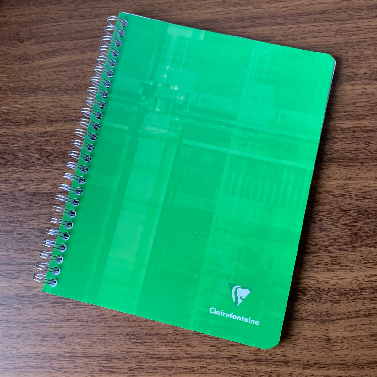 Clairefontaine Wirebound Notebooks (French-Ruled Green Cover)