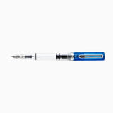 TWSBI Transparent Blue ECO Fountain Pen Posted