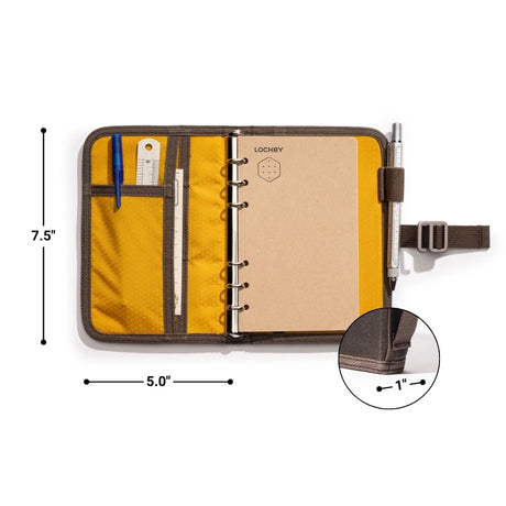 Lochby Field Binder A5 Brown Open