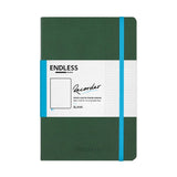 Endless Recorder A5 Notebook Cover Green Blank