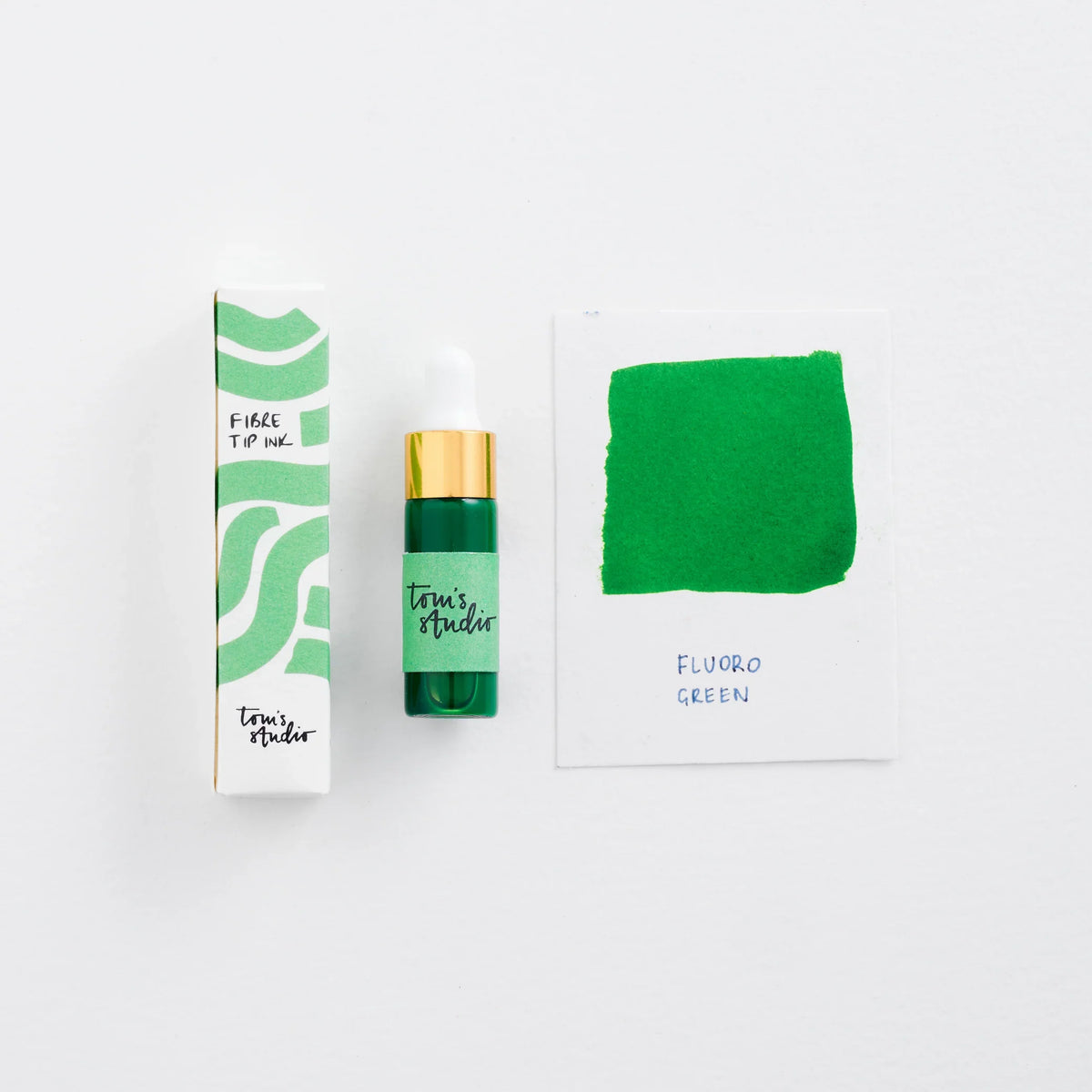 Tom's Studio Fluoro Highlighter Inks Green
