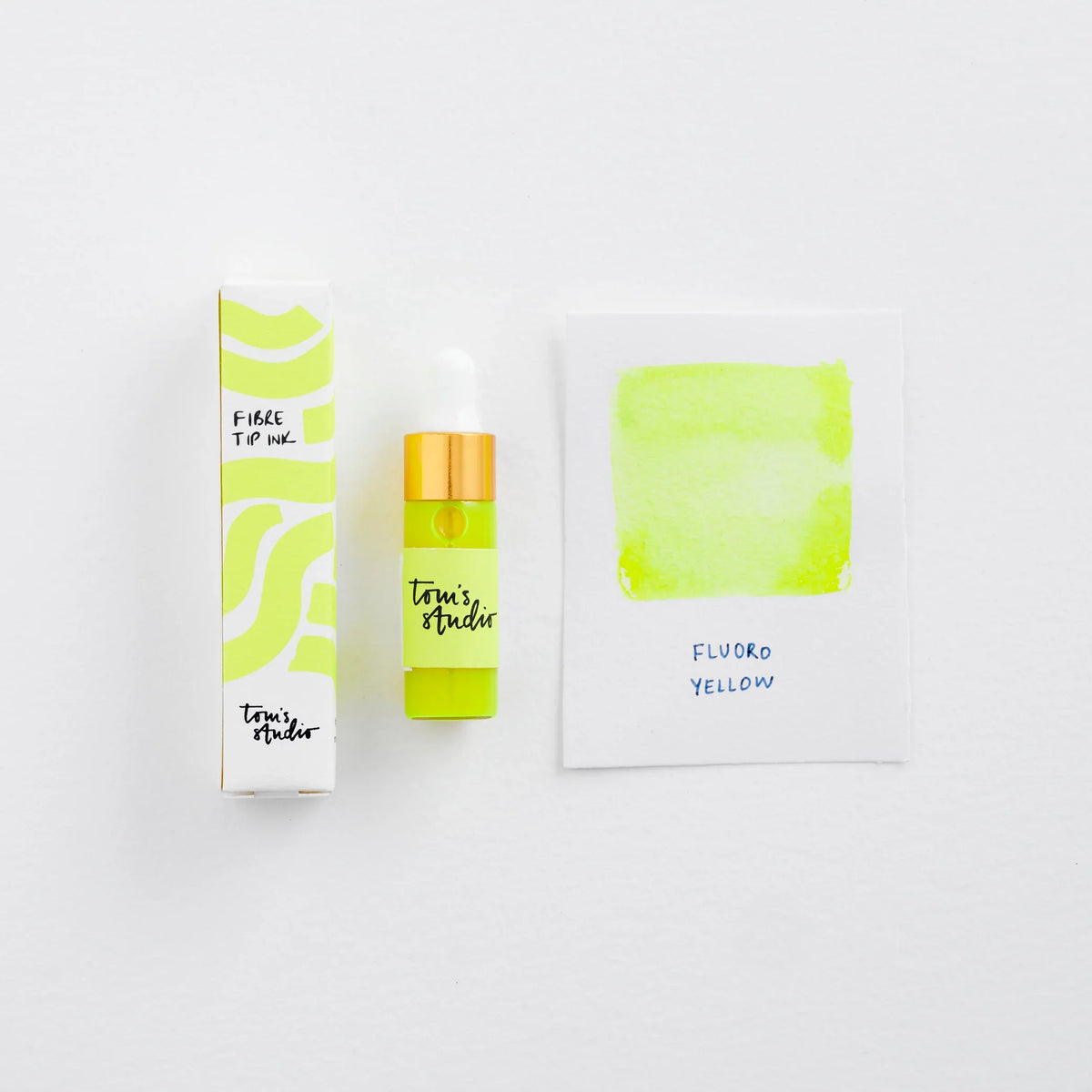 Tom's Studio Fluoro Highlighter Inks Yellow