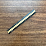 Midori Aluminum + Wood Rulers Black and Wood