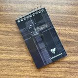 Clairefontaine Top-Bound Reporter's Notebook Black Cover Pocket Size
