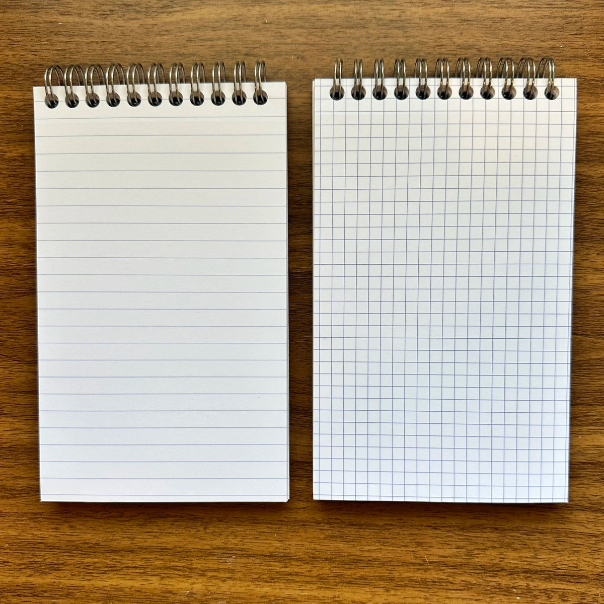 Clairefontaine Top-Bound Reporter's Notebook lined vs Grid ruling comparison