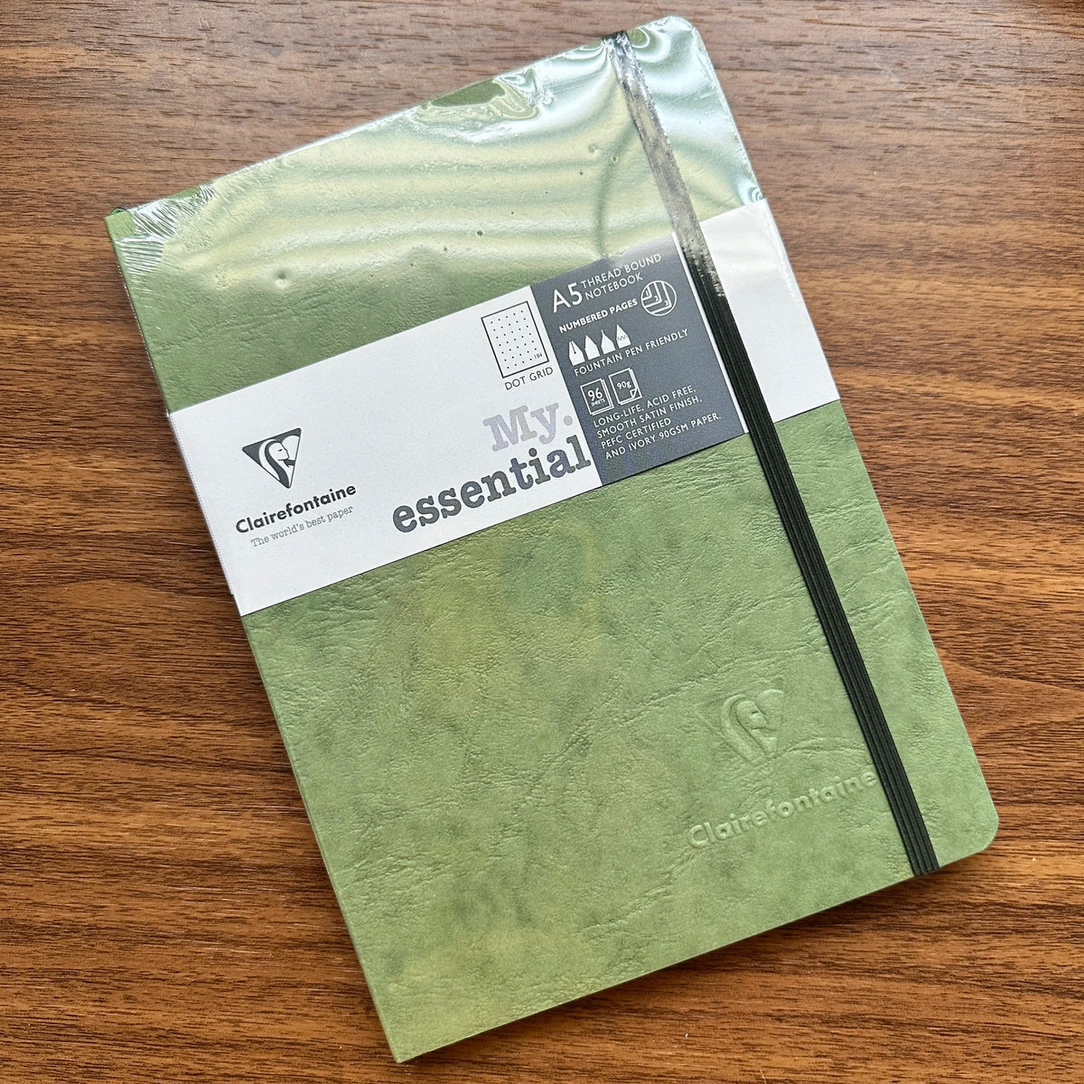 Clairefontaine "My Essentials" A5 Journal (Green)