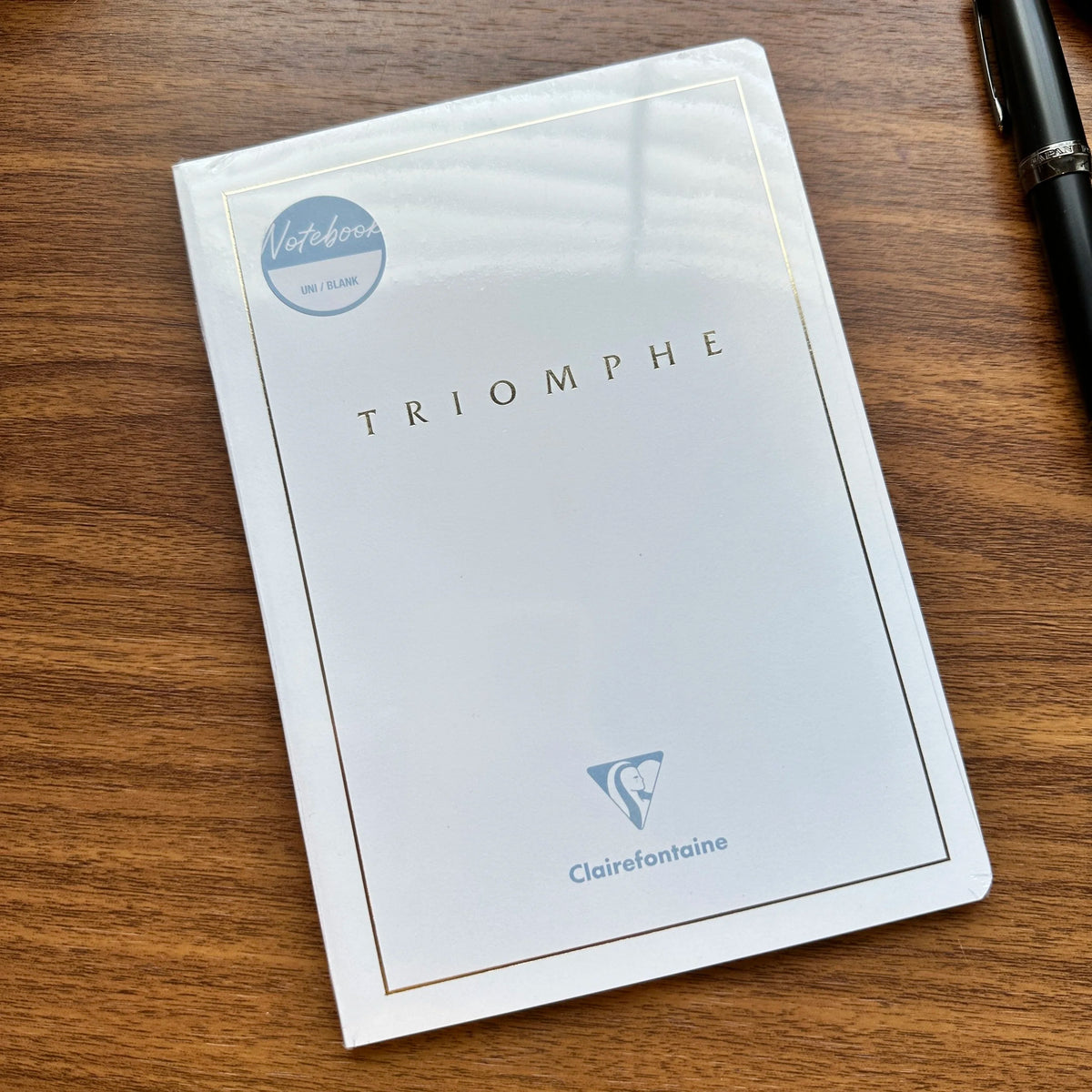 Clairefontaine Triomphe Notebook Blank with White Cover