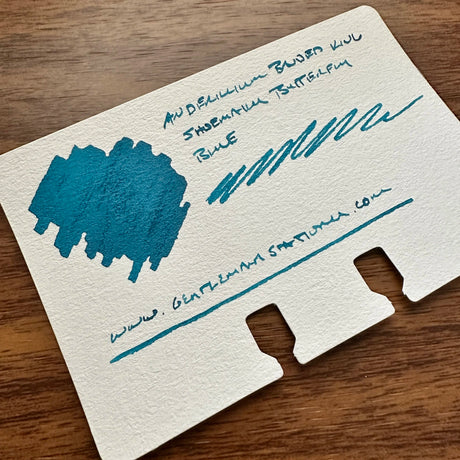 Anderillium Ink Banded King Shoemaker Butterfly Blue Swatch