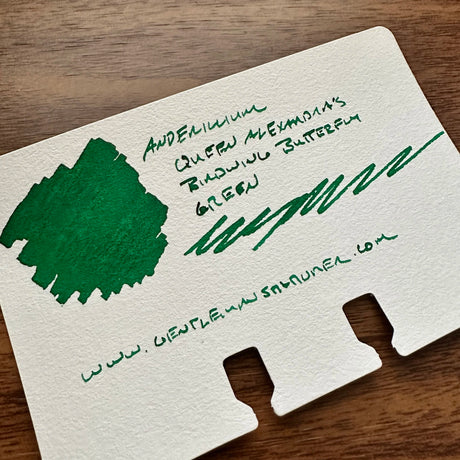 Anderillium Ink Queen Alexandra's Birdwing Butterfly Green Swatch