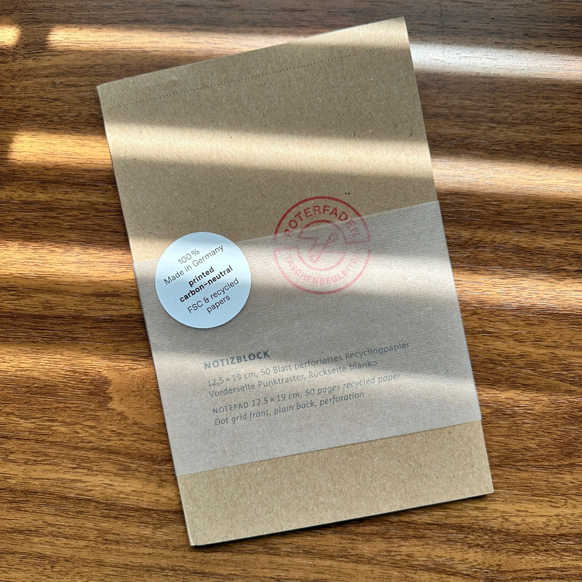 Roterfaden Taschenbegleiter Notebooks A5 Notepad