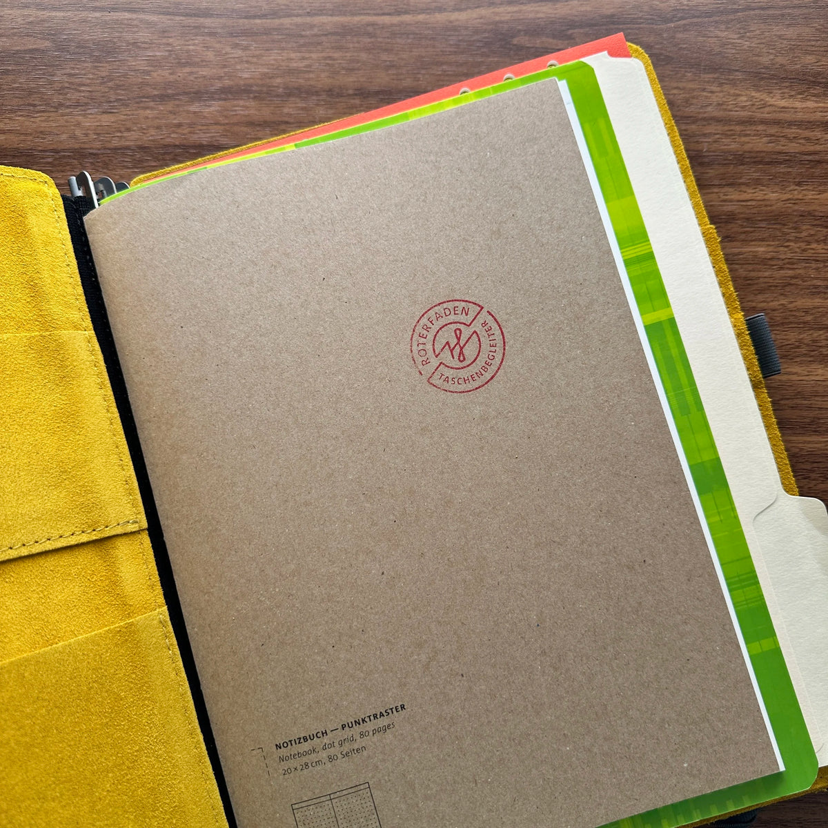 Roterfaden Taschenbegleiter Notebook A4  Dot Grid