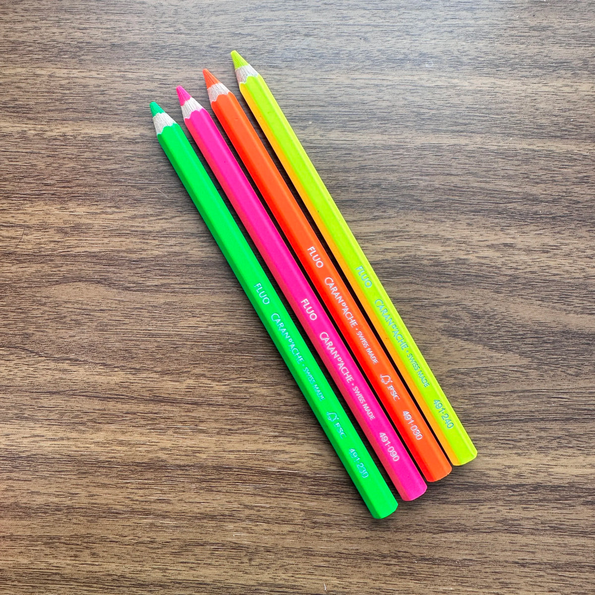 Caran d'Ache Jumbo Highlighter Pencils
