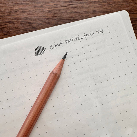 Caran d'Ache Natura Woodcase Pencil Writing Sample 3B