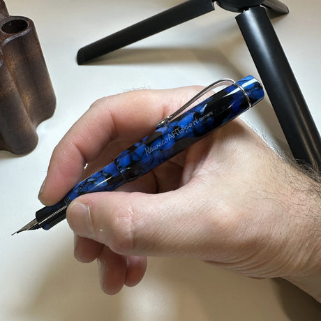 Kaweco Art Sport Fountain Pens Blue In-Hand