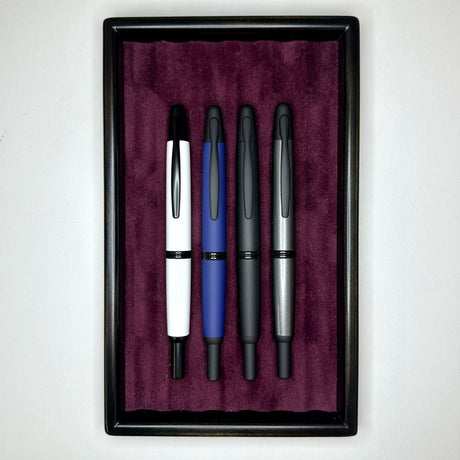 Pilot Vanishing Point Capless Fountain Pens with Black Trim