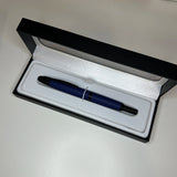 Pilot Vanishing Point Capless Fountain Pen Navy Blue with Black Trim