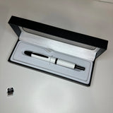 Pilot Vanishing Point Capless Fountain Pen White with Black Trim