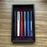 Pilot Explorer Fountain Pens Displayed in Tray