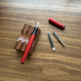 Pilot Explorer Fountain Pens Red Uncapped