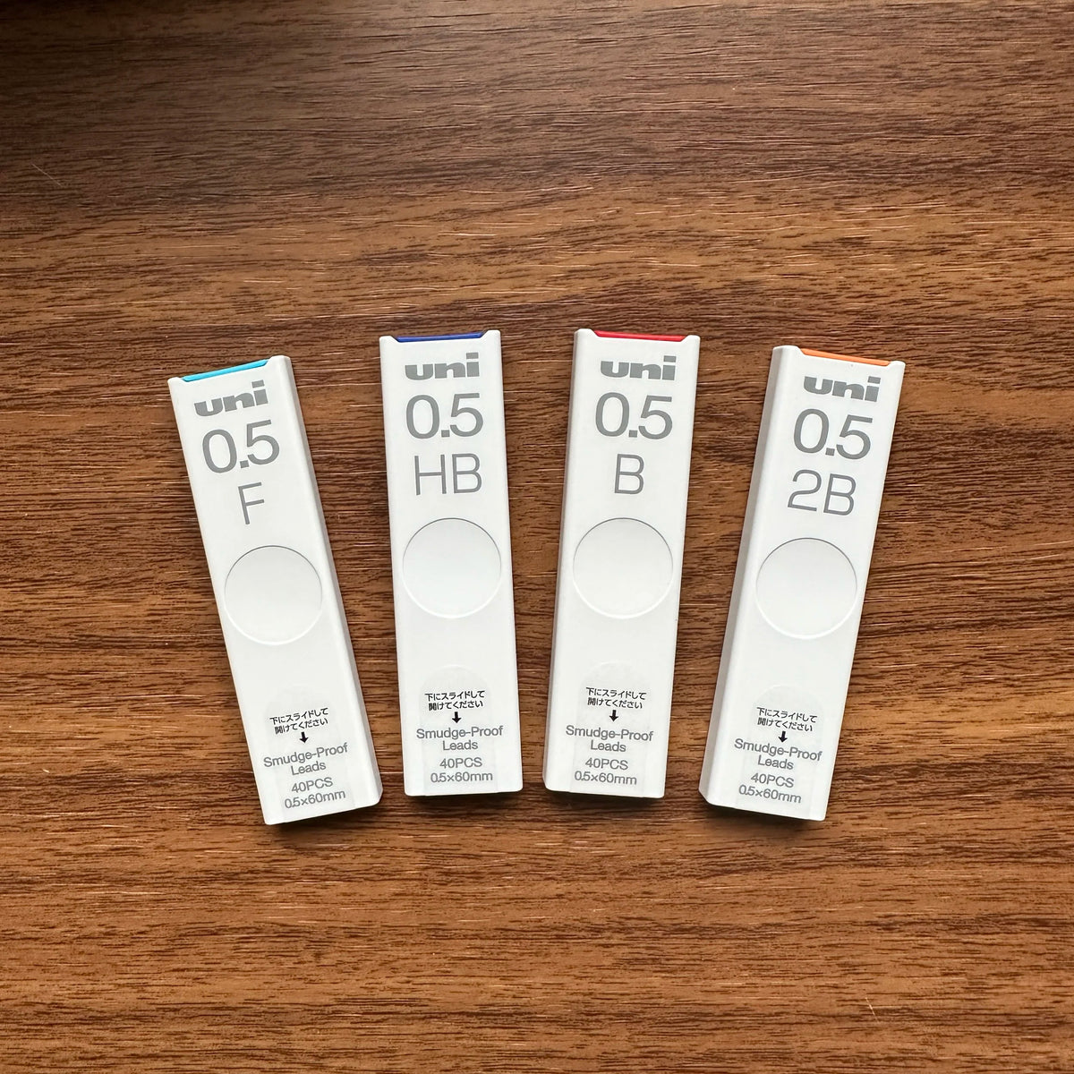 Uni Smudge-Proof Mechanical Pencil Lead (.5mm)