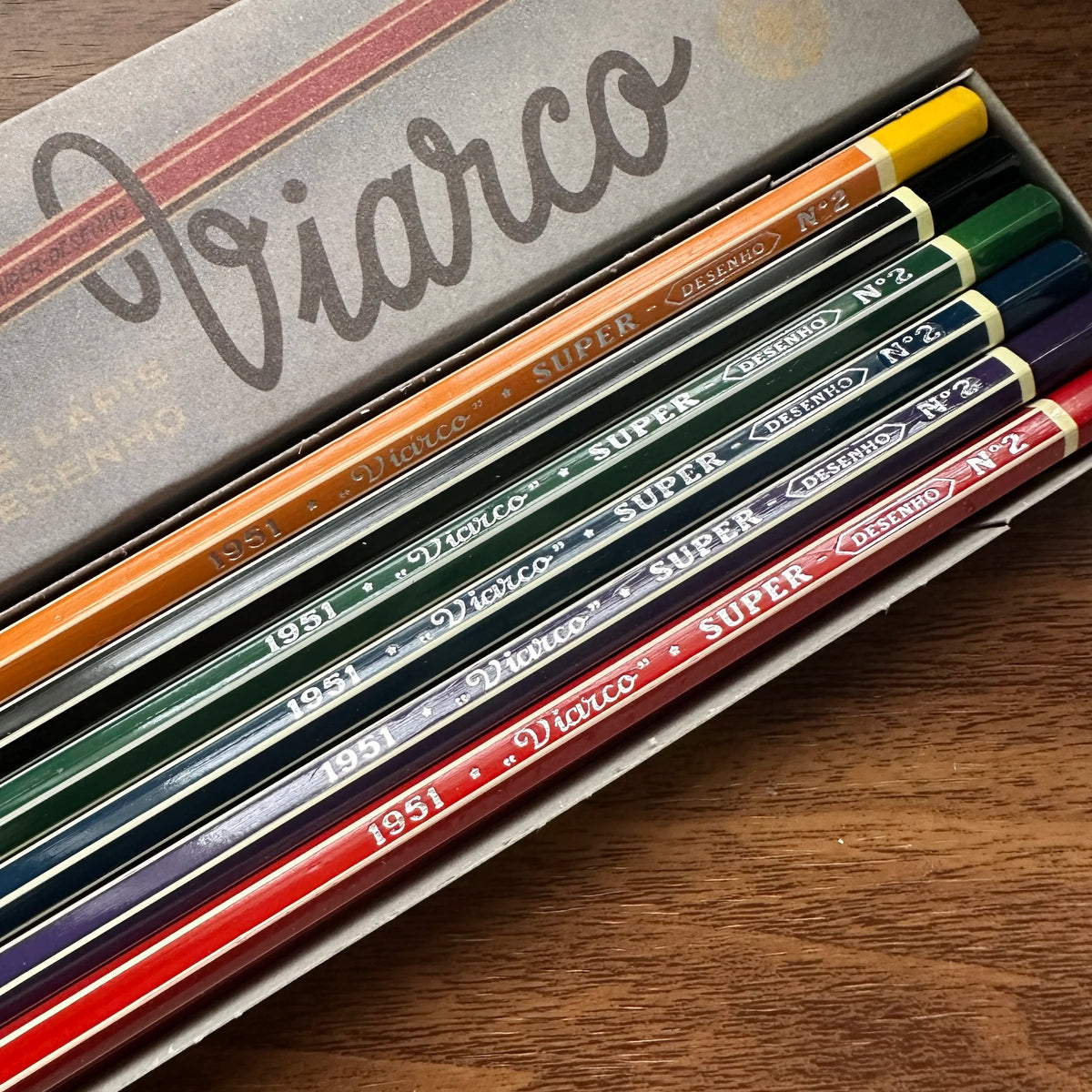 Viarco Vintage 1951 Pencils Barrel Imprints
