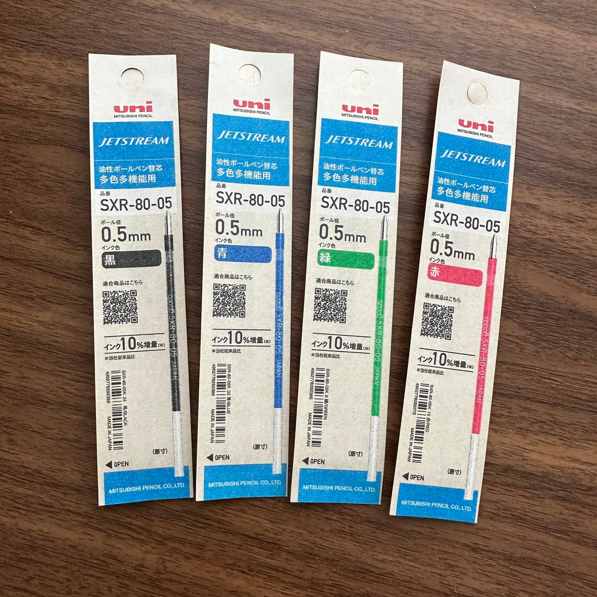 Uni Jetstream SXR-80 Multi Pen Refills