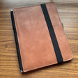 Roterfaden Taschenbegleiter A4 BS_20 in Tan Leather with Black Elastic