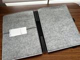 Roterfaden Taschenbegleiter A4 with Gray Felt Interior