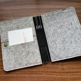 Roterfaden Taschenbegleiter LTD_015 Grey Felt Interior