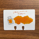 Herbin Fountain Pen Ink Standard Color Ambre de Birmanie Swatch Close-up
