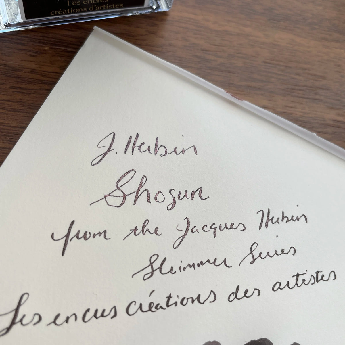 J. Herbin Shogun Fountain Pen Ink Writing Sample